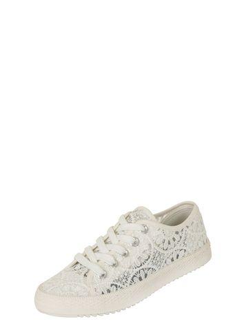 Dorothy Perkins *london Rebel White Lace Up Trainers