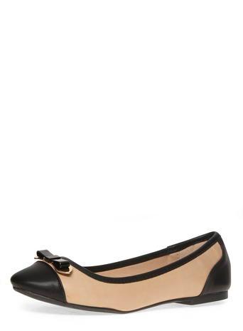 Dorothy Perkins Nude Bow Detail Pumps