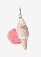 Dorothy Perkins Pink Ice Cream Pom Keyring