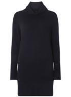 Dorothy Perkins Navy Cowl Neck Knitted Tunic