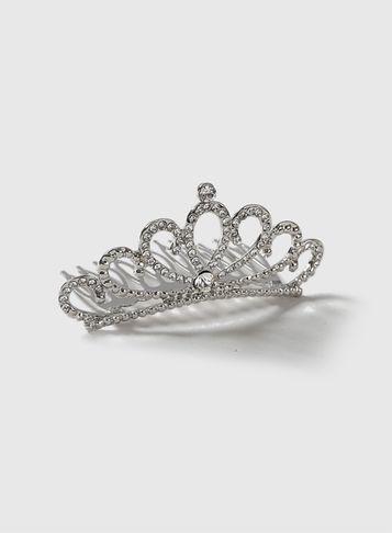 Dorothy Perkins Silver Tiara Hair Slide