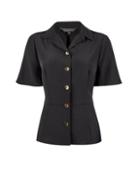 Dorothy Perkins *black Fitted Utility Shirt