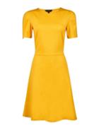 Dorothy Perkins Mustard Fit And Flare Dress