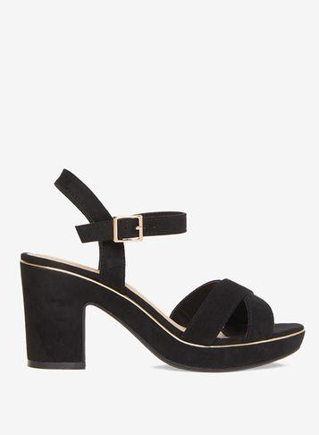 Dorothy Perkins Black 'romy' Platform Sandals