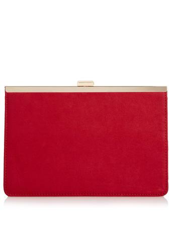 Dorothy Perkins Head Over Heels Barlie Red Clutch Bag