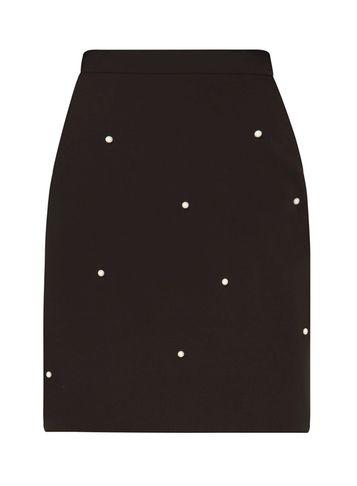 Dorothy Perkins Black Pearl Embellished Mini Skirt