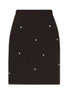 Dorothy Perkins Black Pearl Embellished Mini Skirt
