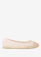 Dorothy Perkins Nude Carrie Gingham Espadrille Pumps