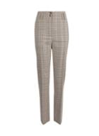 Dorothy Perkins *tall Neutral Check Trousers