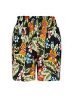 Dorothy Perkins Black Tropical Print Shorts