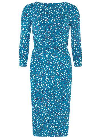 Dorothy Perkins *lily & Franc Scattered Spot Twist Bodycon Dress
