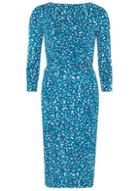 Dorothy Perkins *lily & Franc Scattered Spot Twist Bodycon Dress