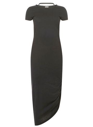 Dorothy Perkins *noisy May Black Side Ruche Bodycon Dress