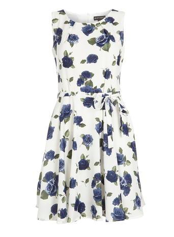 Dorothy Perkins *navy White Flower Dress.