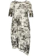 Dorothy Perkins *izabel London Monochrome Abstract Print Midi Dress