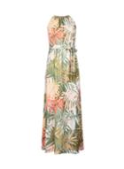 Dorothy Perkins Petite Palm Print Halter Neck Dress