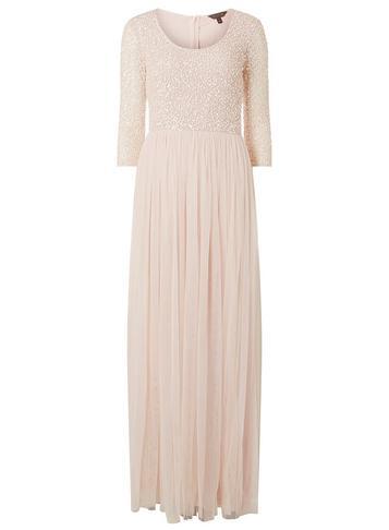 Dorothy Perkins *showcase Blush 'eloise' Prom Maxi Dress