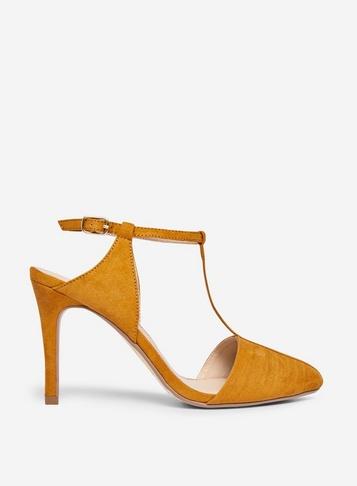 Dorothy Perkins Yellow Empire Court Shoes