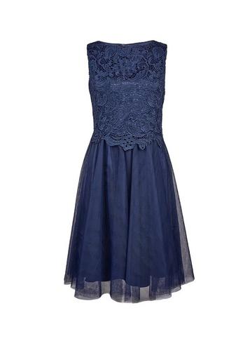 *showcase Navy Sequin Prom Dress
