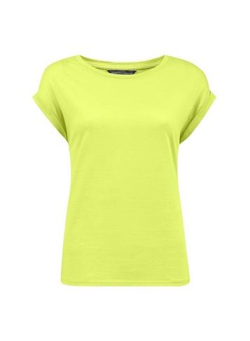 Dorothy Perkins Lime Roll Sleeve T-shirt