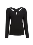 Dorothy Perkins Black Cut Out Jumper