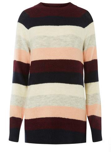 Dorothy Perkins *tall Navy Striped Jumper