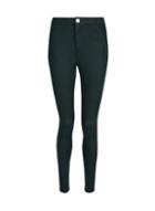 Dorothy Perkins Green 'lyla' Ultra High Waist Skinny Jeans