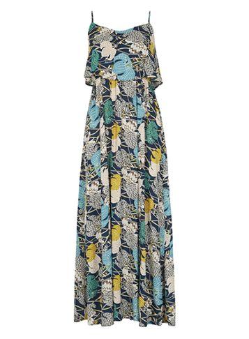 Dorothy Perkins *izabel London Navy Print Maxi Dress