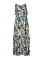 Dorothy Perkins *izabel London Navy Print Maxi Dress