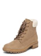 Dorothy Perkins Taupe 'maxwell' Cuff Hiker Boots