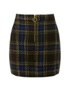 Dorothy Perkins *woven Check Print Skirt