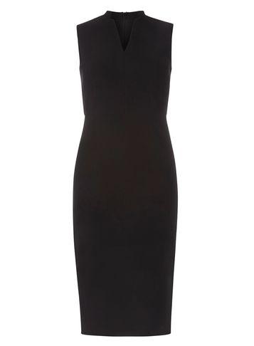 Dorothy Perkins Black Notch Bengaline Bodycon Dress