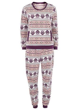 Dorothy Perkins Purple Fleece Twosie Set