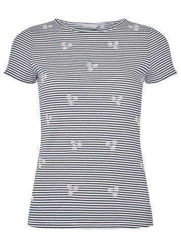 Dorothy Perkins Petite Daisy Striped T-shirt