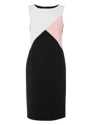 Dorothy Perkins *roman Originals Multi Coloured Colour Block Shift Dress