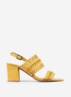Dorothy Perkins Yellow Shugar Heeled Sandals