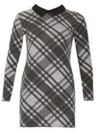 Dorothy Perkins *izabel Grey Long Sleeve Shift Dress