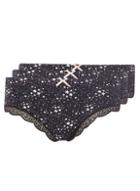 Dorothy Perkins Black Star Print Knickers