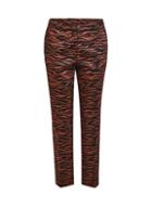 Dorothy Perkins Multi Colour Tiger Print Ankle Grazer Trousers