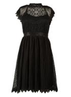Dorothy Perkins *tfnc Black Lace Pleated Dress
