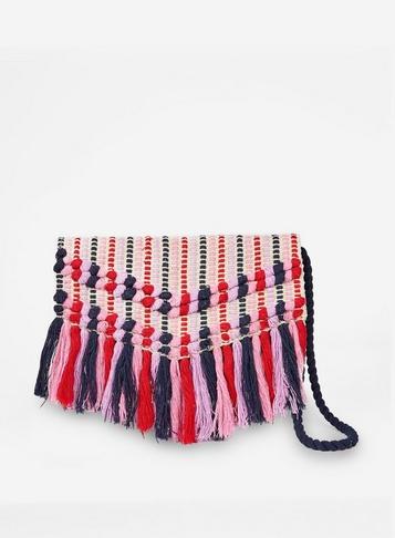*pieces Purple 'bitten' Cross Body Bag