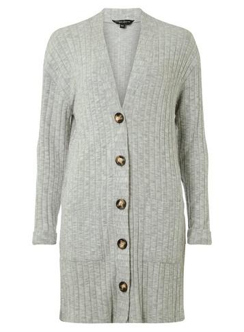 Dorothy Perkins Grey Rib Cover Up