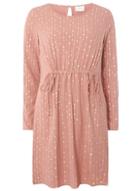 Dorothy Perkins *vila Gold Print Dress