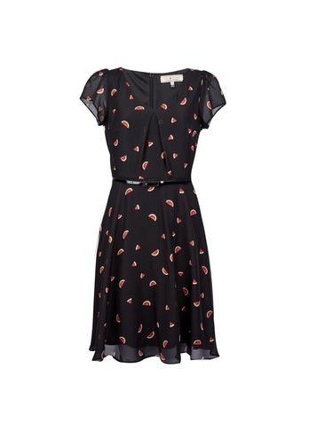 *billie & Blossom Black Watermelon Print Skater Dress