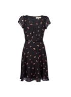 *billie & Blossom Black Watermelon Print Skater Dress