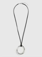 Dorothy Perkins Black Large Silver Ring Necklace