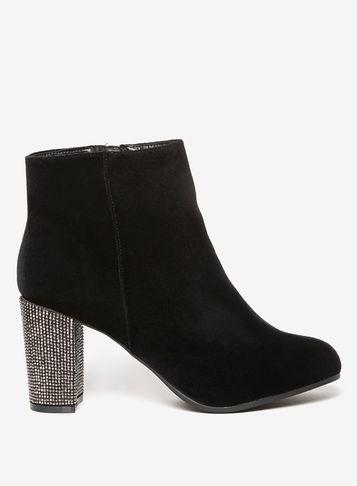 Dorothy Perkins Black 'ayla' Gem Ankle Boot