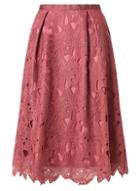 Dorothy Perkins *luxe Plum Lace Skirt