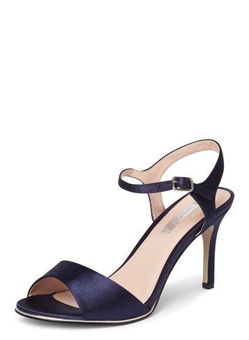 Dorothy Perkins *showcase Wide Fit Navy 'senorita Sandals