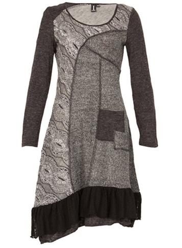 *izabel London Multi Grey Printed Knit Dress
